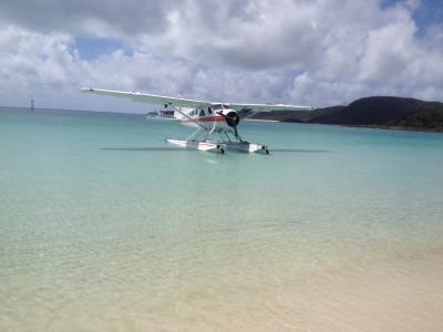 ケアンズ／ハミルトン島　全部入りの満喫旅行！～水上飛行機で遊覧飛行