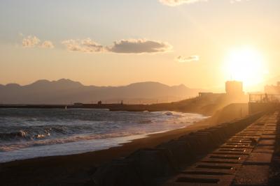 茅ヶ崎海岸　　～夕暮～