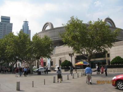 上海の人民広場・博物館（国慶節）