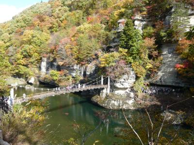 会津の旅①　大内宿～塔のへつり～鶴ヶ城～御薬園