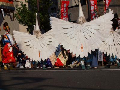 ２０１２　東京時代祭　先触れ隊ー３　優雅に舞う　白鷺の舞