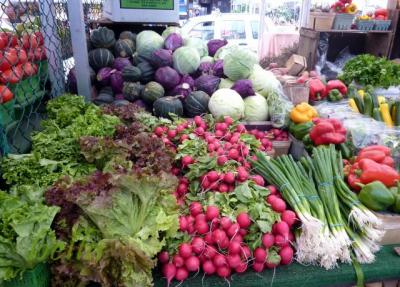 オタワ　バイワード・マーケット　”野菜のパレット　”