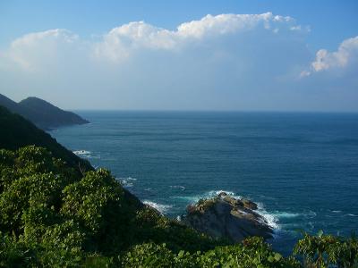 神々の国しまね 島根半島：日御碕神社(西端)～美保神社（東端）　工事中