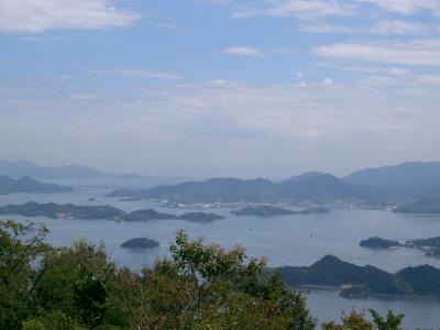 “多島海”の眺望　広島県 筆影山