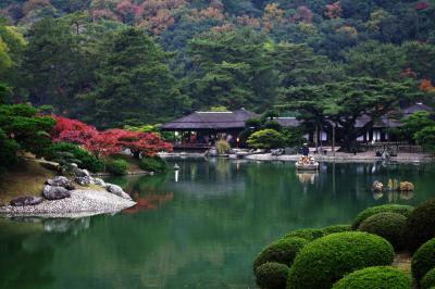 栗林公園の紅葉