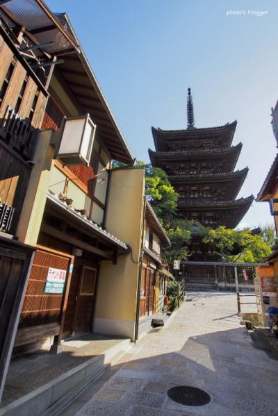 よっしゃ、京都へ行くどす(ぇ)!2012。 夢心地の八坂の塔へ。