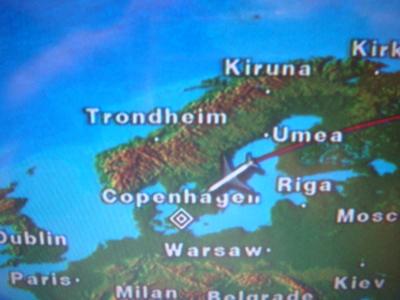 北欧オーロラの旅6日間 (1日目成田からトロムソ)