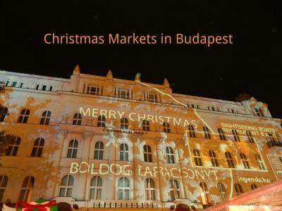 ブダペストのクリスマスマーケット　２０１２（ヴルシュマルティ広場・夜編）