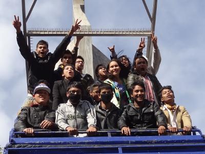 カトマンズ通信⑧ ネパールの遊園地事情 (高速観覧車、移動遊園地)