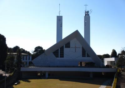 ２０１２年　山口県立美術館とサビエル記念聖堂・亀山公園。渡辺おさむ展