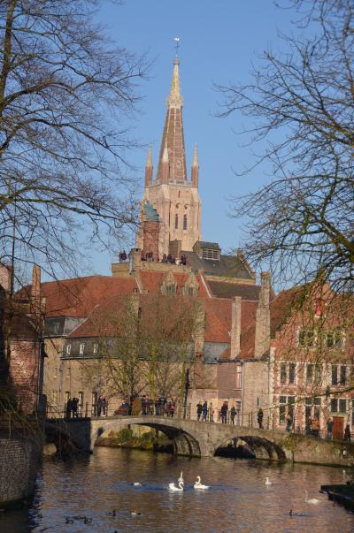 ベルギーの世界遺産③④：クリスマスのブルージュ歴史地区とベギン会修道院群