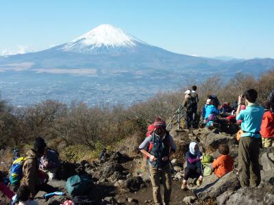 今年最後の登山は、金太郎伝説の金時山(きんときやま）