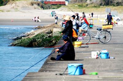 片貝海岸の防波堤から大物を狙う！（千葉県九十九里浜）