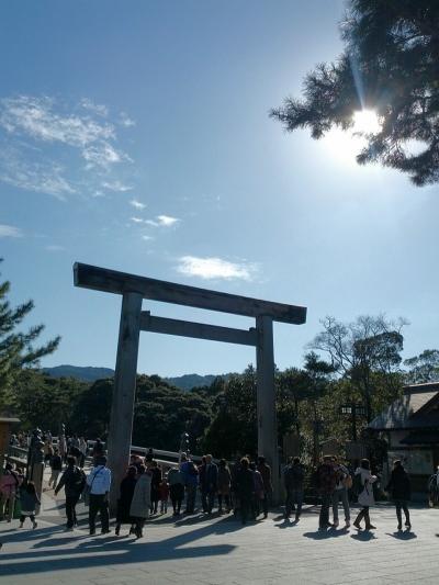 2012年12月　紀伊半島～伊勢神宮、熊野古道、那智の滝、高野山ドライブ旅行～（1）伊勢神宮