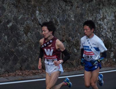 ２０１３年１月２日　第８９回箱根駅伝往路５区　箱根の山登りで選手を応援