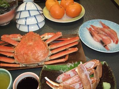 2011年12月★本場丹後・夕日ヶ浦温泉で味わう　かにづくし料理