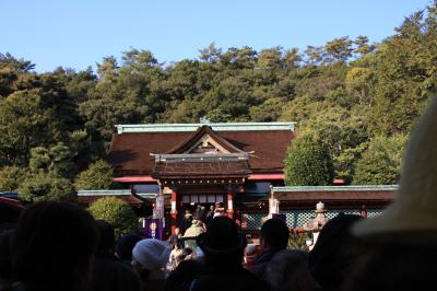 和歌山の正月風景その１（紀州東照宮）