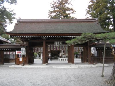 恵方参り　京都の下鴨神社を経由、滋賀の建部大社と近江神宮に参拝