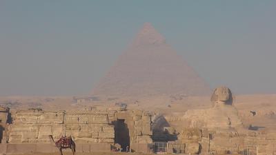 エジプトのカイロ・ギザ　お国事情で観光客が少なくて・・・