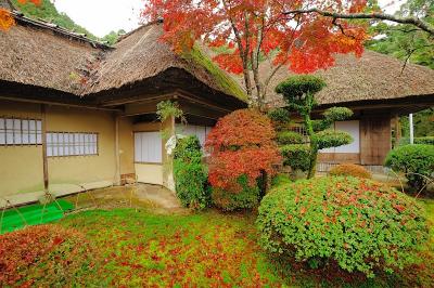 晩秋の九年庵