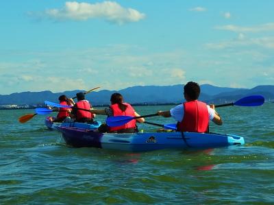 滋賀県・琵琶湖　2012夏★湖上を疾走するカヌーに人生初挑戦！
