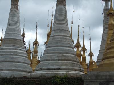 インレー湖周辺の遺跡巡り ②　インテイン遺跡