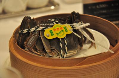 初上海蟹を食す！