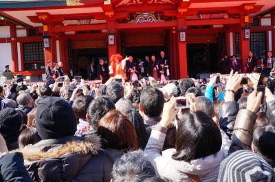 福は内、鬼は外　　チャリに乗って、節分の神社巡り