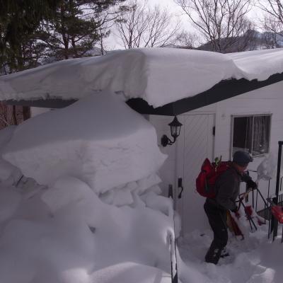 山小屋LIFE浅貝（雪下し編）