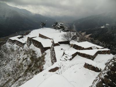 2013年2月　但馬・播磨の旅　第１日　竹田城跡、姫路城(現存天主12)