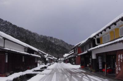 雪景色の若狭鯖街道　朽木～熊川宿ドライブ