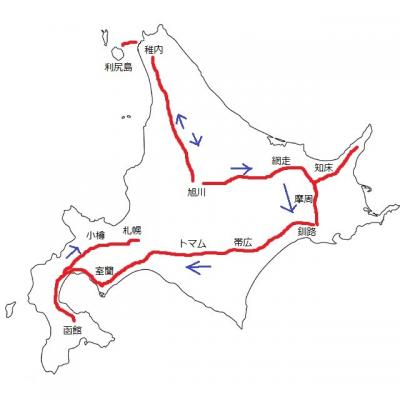 1 北海道一周旅行　稚内・利尻島