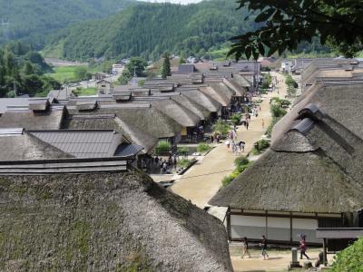 車中泊の旅-2012夏休み関東・東北3280キロ:No.05福島(塔のへつり・大内宿・会津若松城)