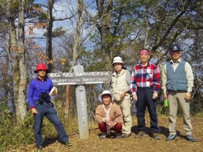 朝の散歩で阿武山(標高586.4m)へ