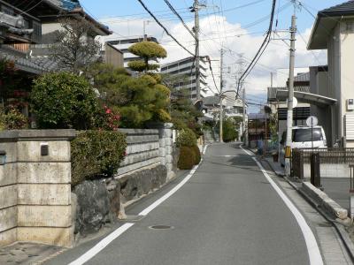 日本の旅　関西を歩く　京街道の街並み・三栗（めぐり）周辺