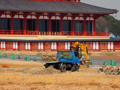 東西両塔特別公開の薬師寺へ　その2  平城旧跡・大極殿