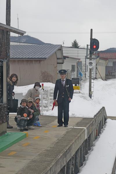 2013.3由利本荘・矢島ひな街道めぐり5-おひなっこ列車で再度矢島に戻る