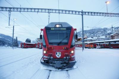 2013.02 冬のスイス鉄道の旅　ベルニナ線