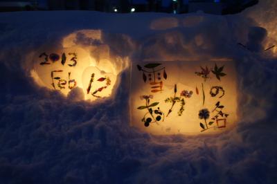 さっぽろ雪まつりと小樽雪あかりの路を行ったり来たり（五日目・完）～天気に恵まれた小樽の郊外からゆっくりと夕暮れの雪明かりの路を散策です～