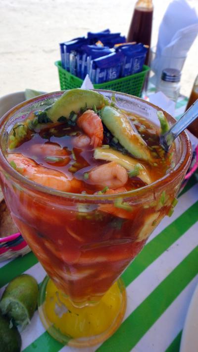 2013メキシコ旅行 (10)　ベラクルスのウォーターフロントで、シーフード三昧