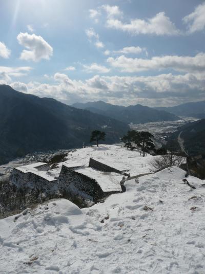 冬の竹田城