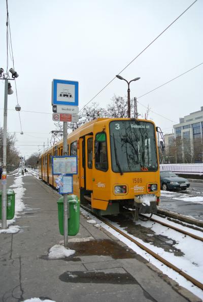 ３番トラム始点から終点までの旅＠ブダペスト