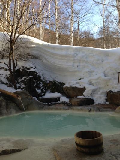 電車とバスの旅 2013　冬の白骨温泉でのんびり 【2】小梨の湯 笹屋