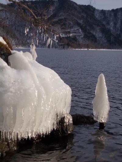 冬の中禅寺湖～氷の芸術を楽しむ～
