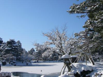 2012年２月　雪深い金沢　女一人1泊旅行