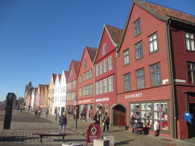 ノルウェー　沿岸急行船でオーロラを見る旅☆2013.2 ①旅は北欧の街ベルゲンから始まる & Day1 出航