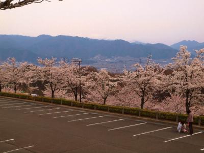 青春１８切符　桃の花く　山梨市へー５　最終　笛吹川フルーツ公園　万力公園