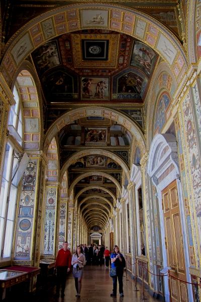 ロシア・サンクトペテルブルク(6) エルミタージュ 宮殿装飾