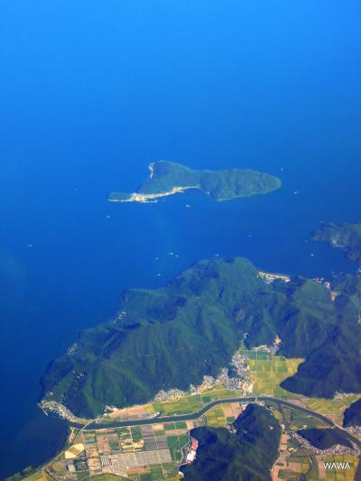 カメラをポケットに羽田空港から四国高松へ空の旅