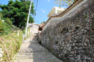 2013.01沖縄:公共交通機関だけでどれだけ回れるか~その4.首里金城町石畳道・識名園